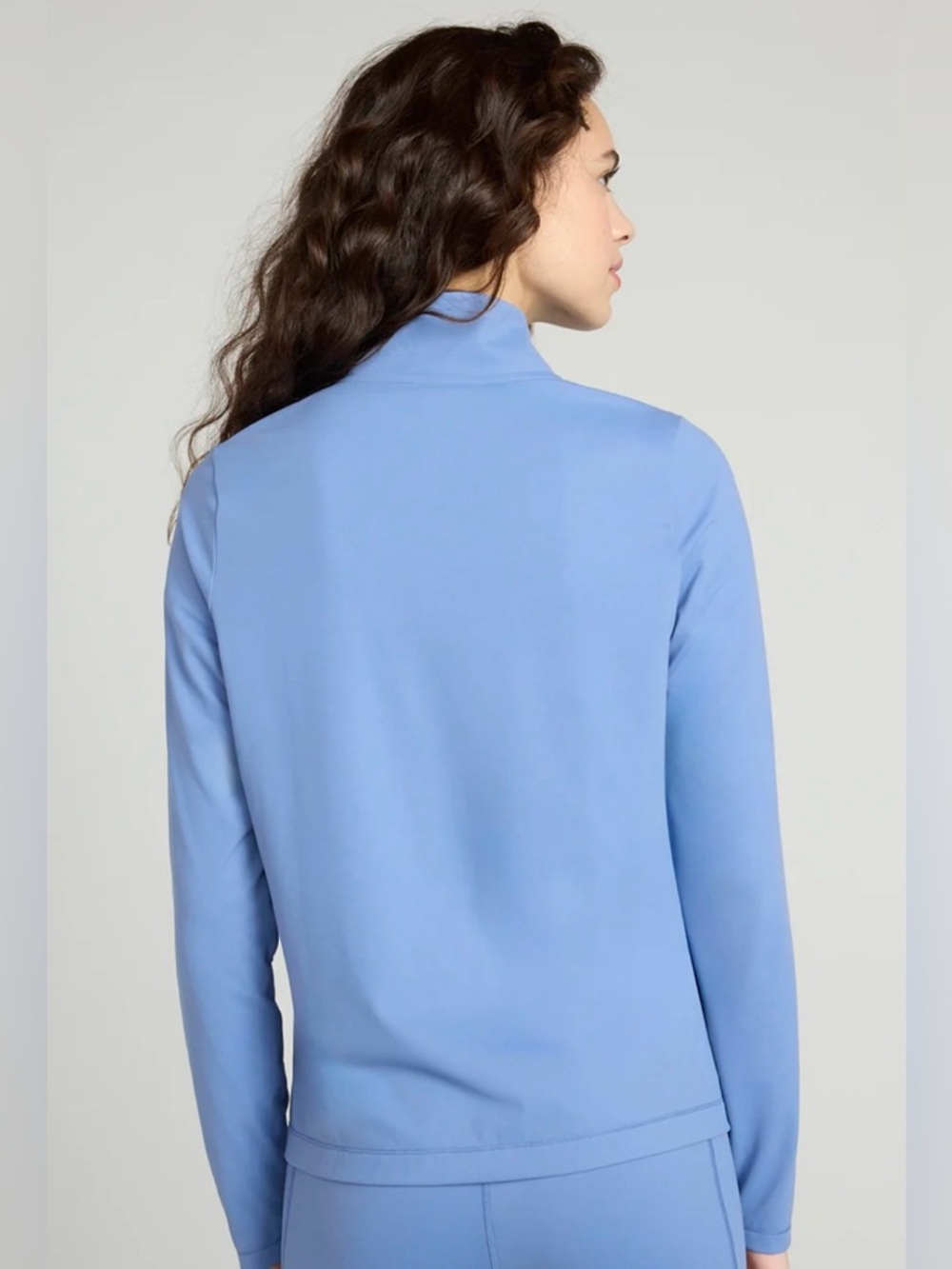 Mondetta Light Blue Zip-Up Yoga Soft Jacket - Picture 2 of 3